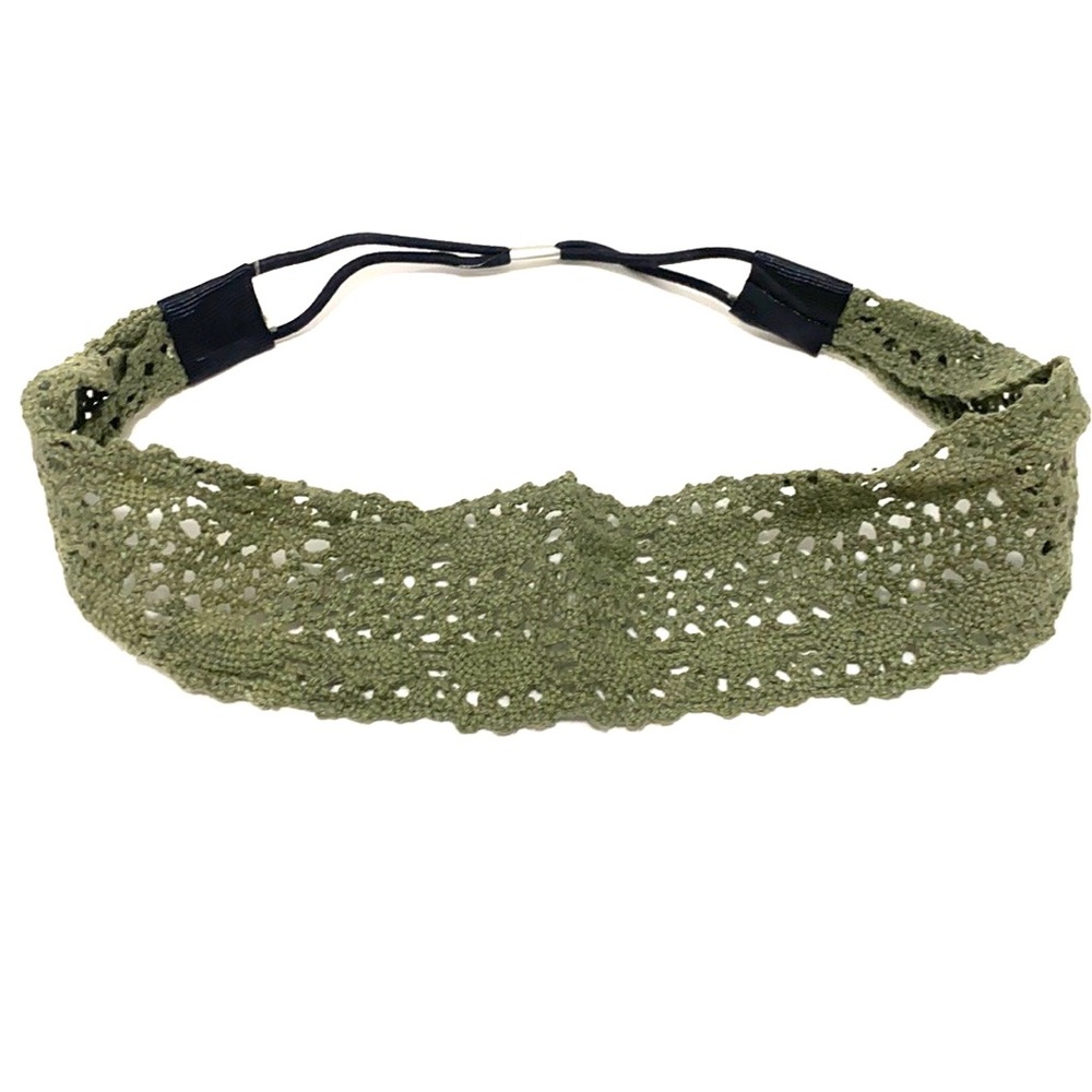 Crochet Headband Green